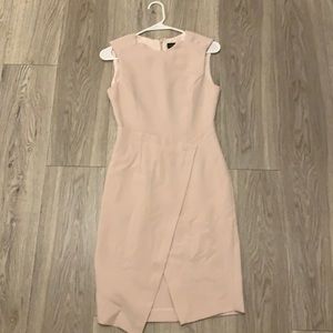 Topshop pink beige business professional dress